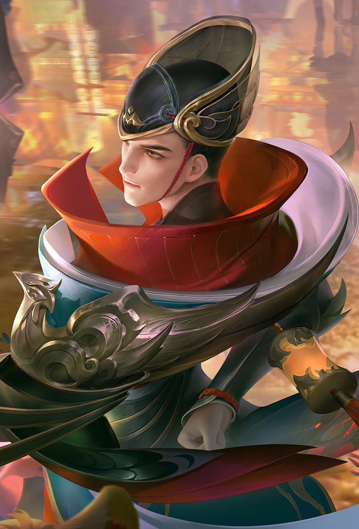 狄仁杰王者荣耀皮肤万华元夜高清无水印手机壁纸