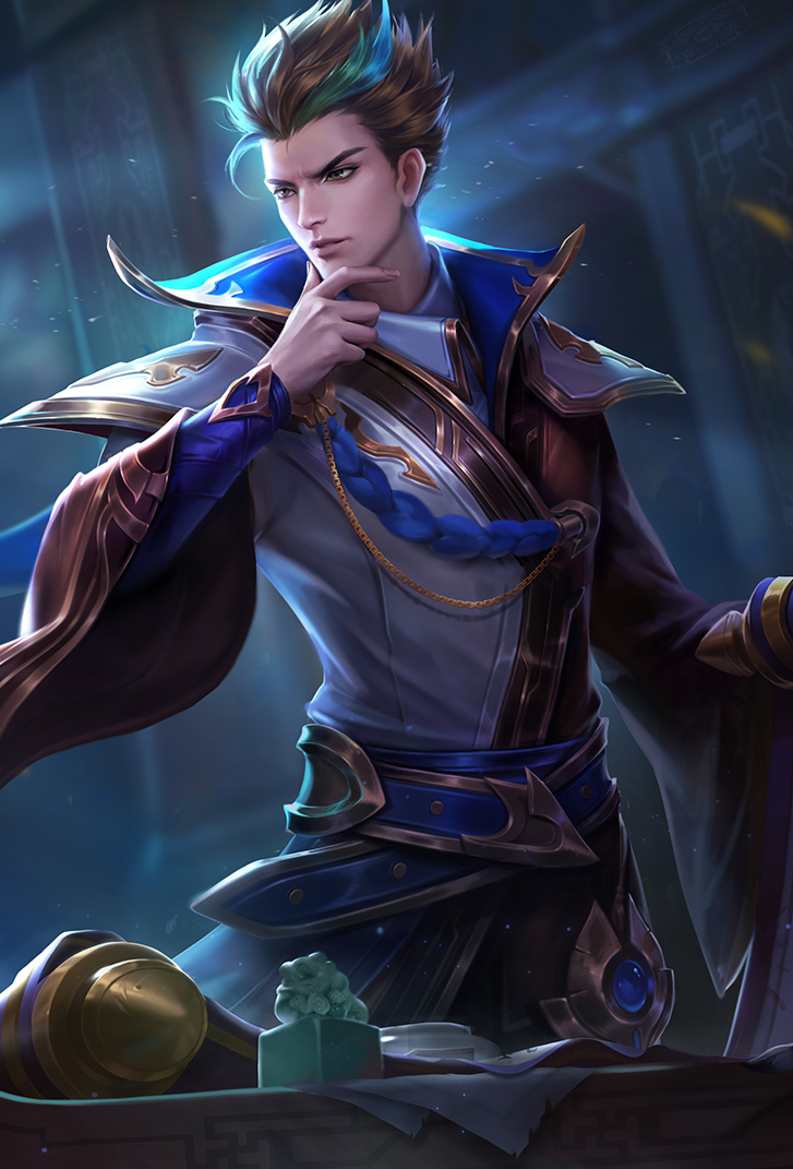 狄仁杰王者荣耀皮肤断案大师高清无水印手机壁纸