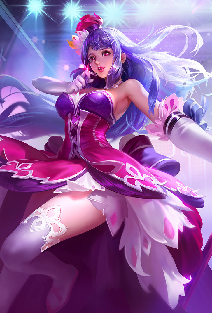 王昭君王者荣耀皮肤偶像歌手高清无水印手机壁纸