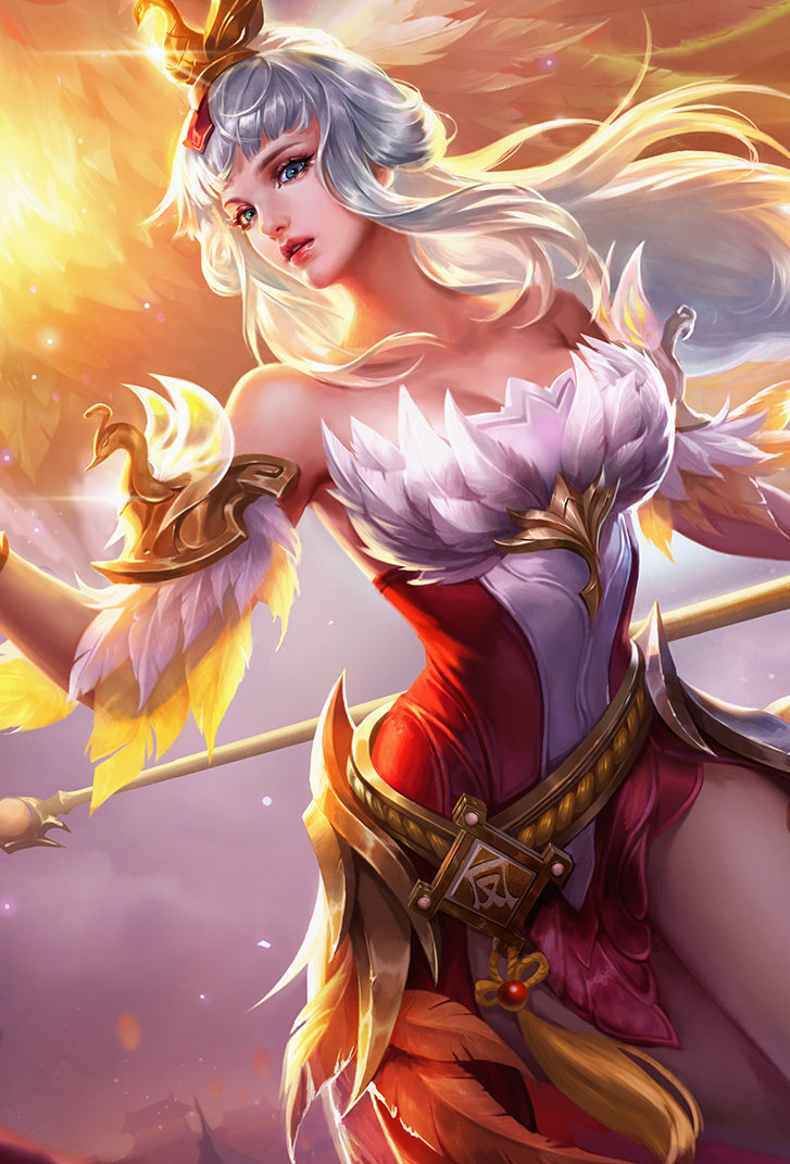 王昭君王者荣耀皮肤凤凰于飞高清无水印手机壁纸