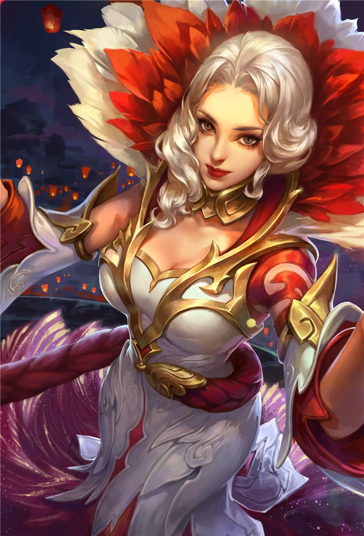 甄姬王者荣耀皮肤花好人间高清无水印手机壁纸