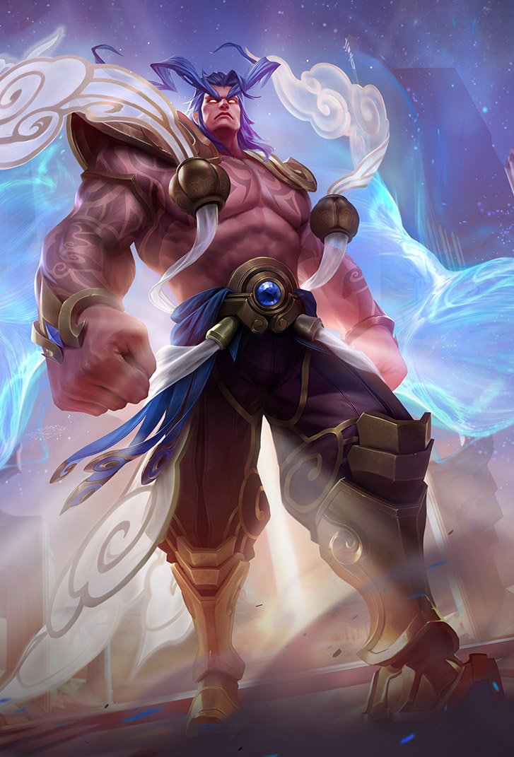 盘古王者荣耀皮肤创世神祝高清无水印手机壁纸