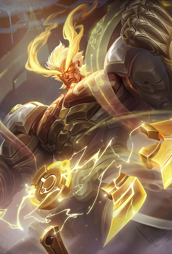 盘古王者荣耀皮肤破晓之神高清无水印手机壁纸