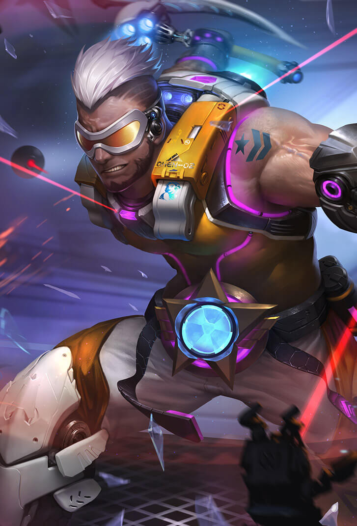 程咬金王者荣耀皮肤星际陆战队高清无水印手机壁纸