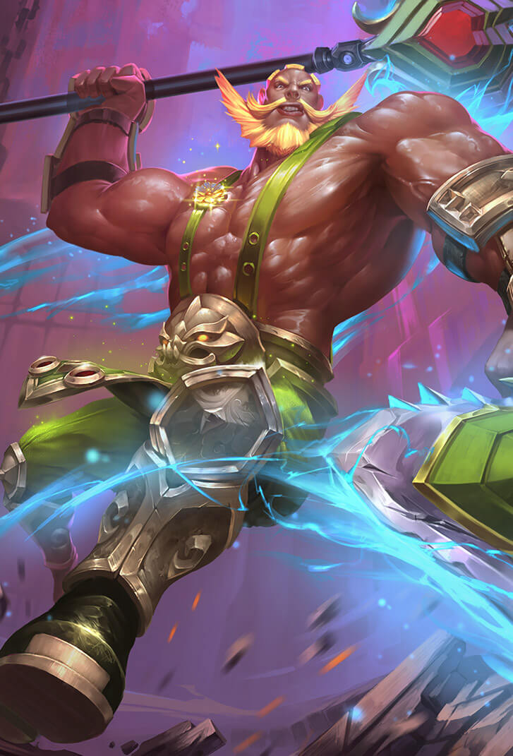 程咬金王者荣耀皮肤爱与正义高清无水印手机壁纸