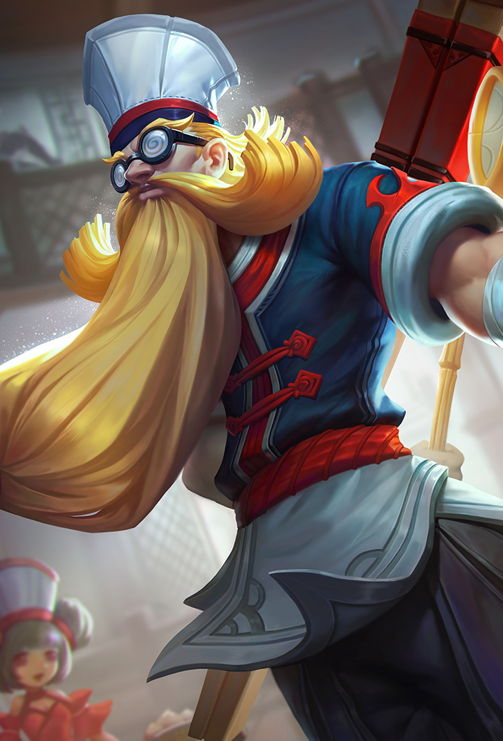 老夫子王者荣耀皮肤功夫老勺高清无水印手机壁纸