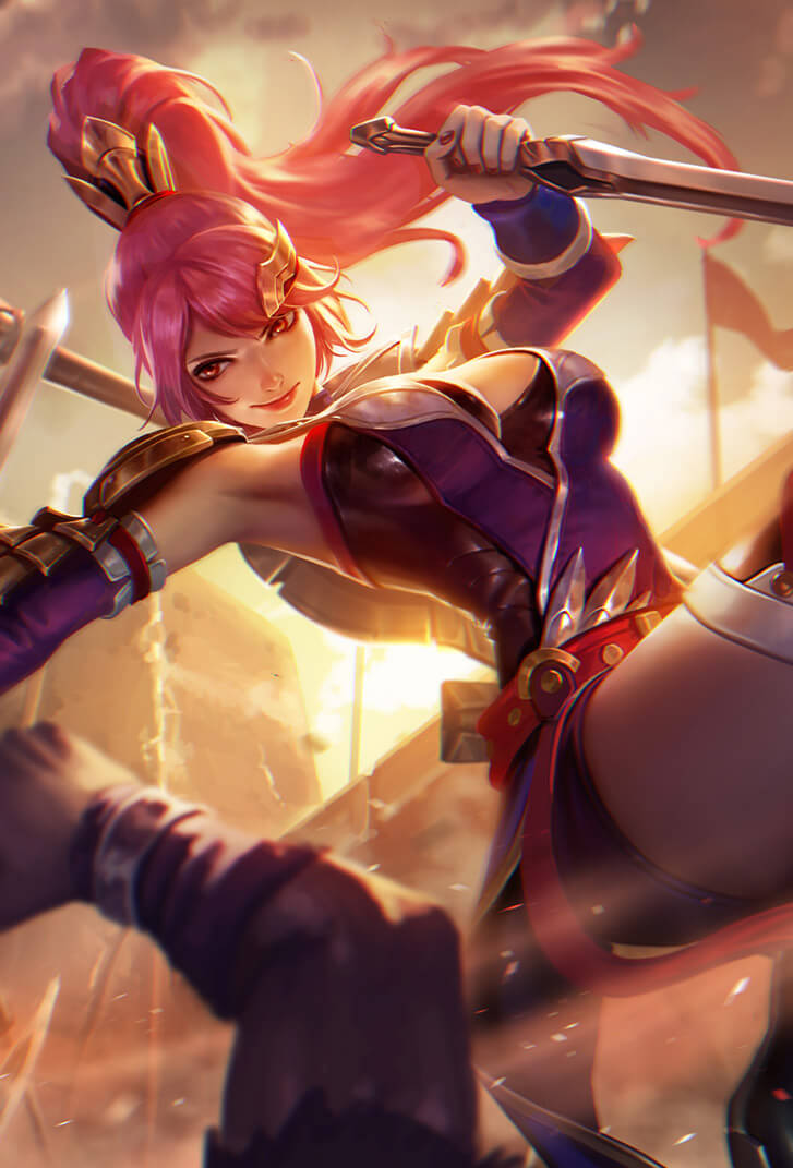 花木兰王者荣耀皮肤传说之刃高清无水印手机壁纸