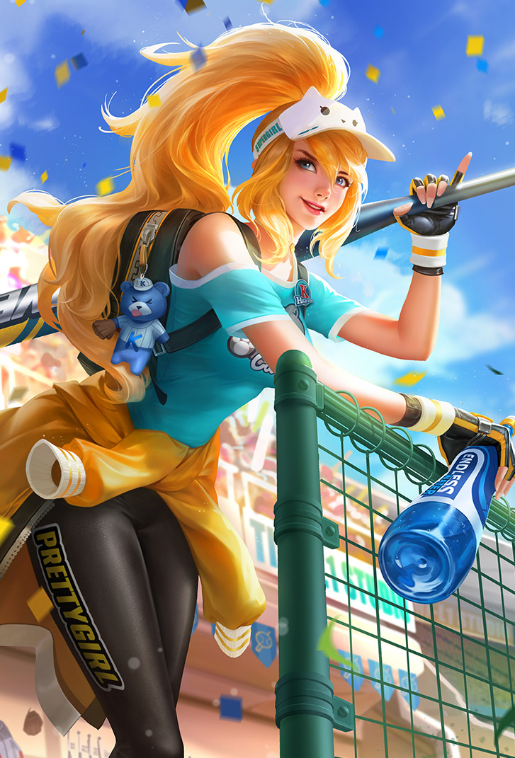 花木兰王者荣耀皮肤青春决赛季高清无水印手机壁纸