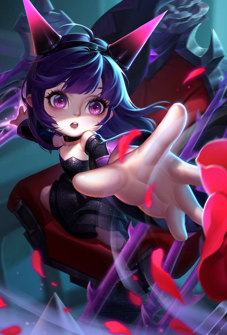 蔡文姬王者荣耀皮肤蔷薇王座高清无水印手机壁纸