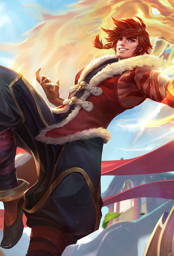 裴擒虎王者荣耀皮肤六合虎拳高清无水印手机壁纸