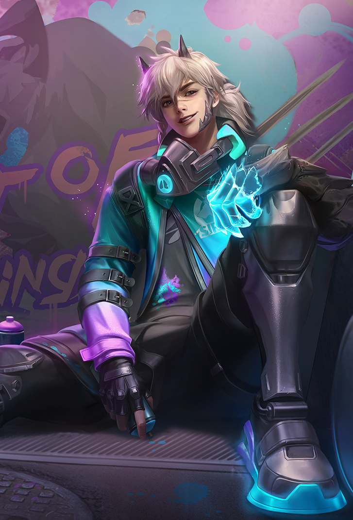 裴擒虎王者荣耀皮肤天狼狩猎者高清无水印手机壁纸