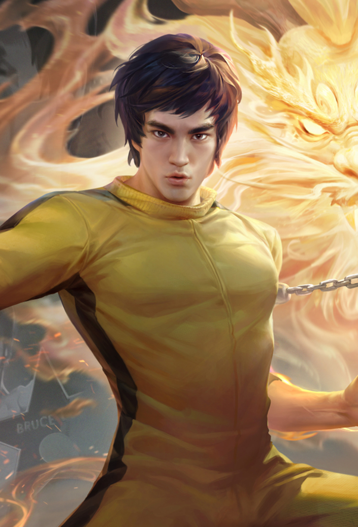 裴擒虎王者荣耀皮肤李小龙高清无水印手机壁纸