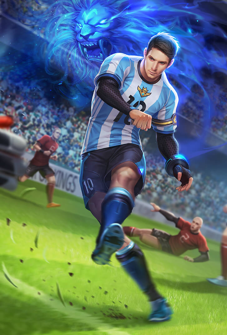 裴擒虎王者荣耀皮肤梅西高清无水印手机壁纸