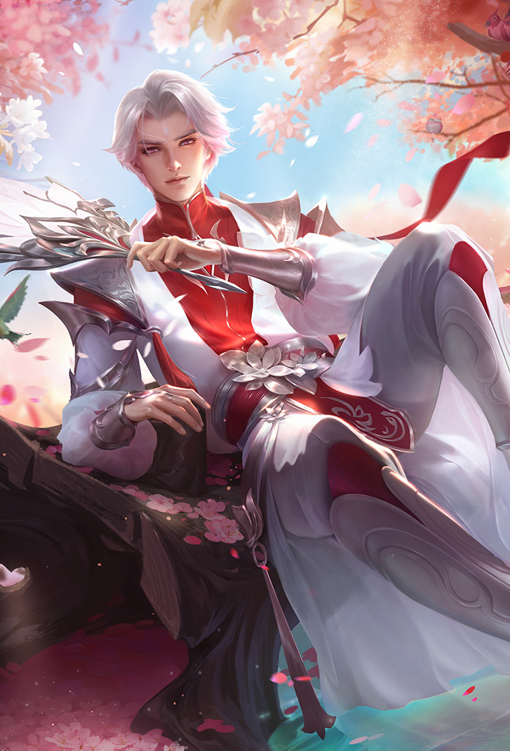 诸葛亮王者荣耀皮肤武陵仙君高清无水印手机壁纸