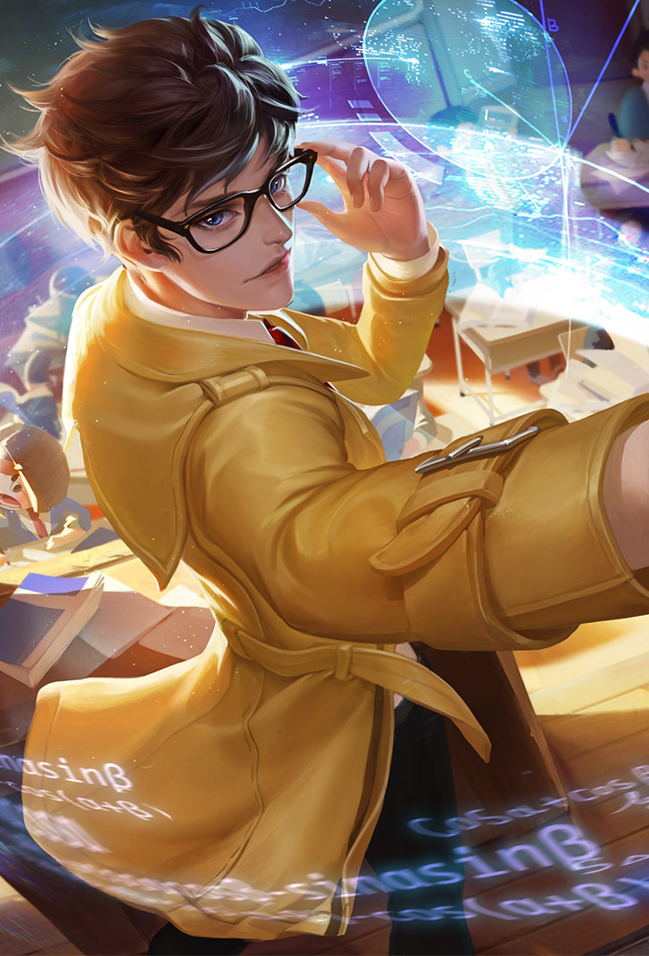 诸葛亮王者荣耀皮肤黄金分割率高清无水印手机壁纸