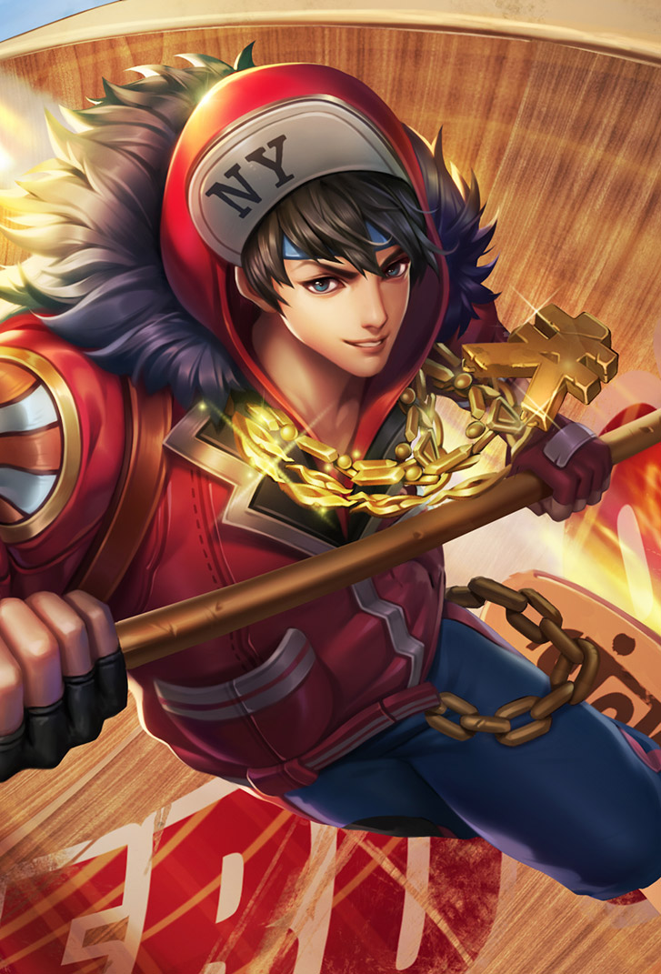 赵云王者荣耀皮肤嘻哈天王高清无水印手机壁纸