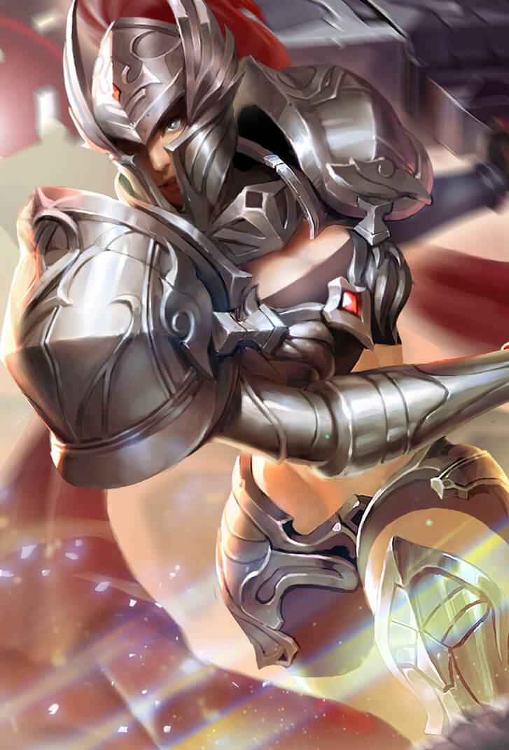 钟无艳王者荣耀皮肤王者之锤高清无水印手机壁纸