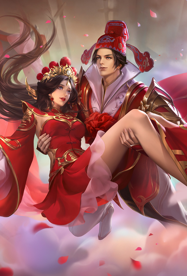 露娜王者荣耀皮肤一生所爱高清无水印手机壁纸