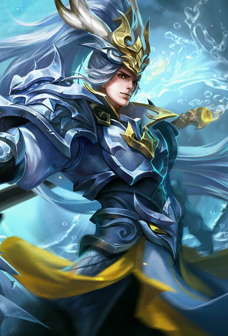 韩信王者荣耀皮肤白龙吟高清无水印手机壁纸