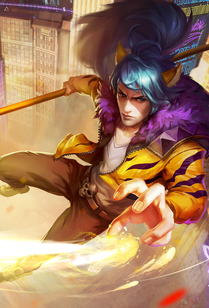 韩信王者荣耀皮肤街头霸王高清无水印手机壁纸