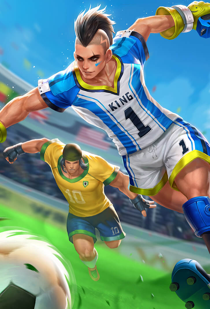 马可波罗王者荣耀皮肤激情绿茵高清无水印手机壁纸