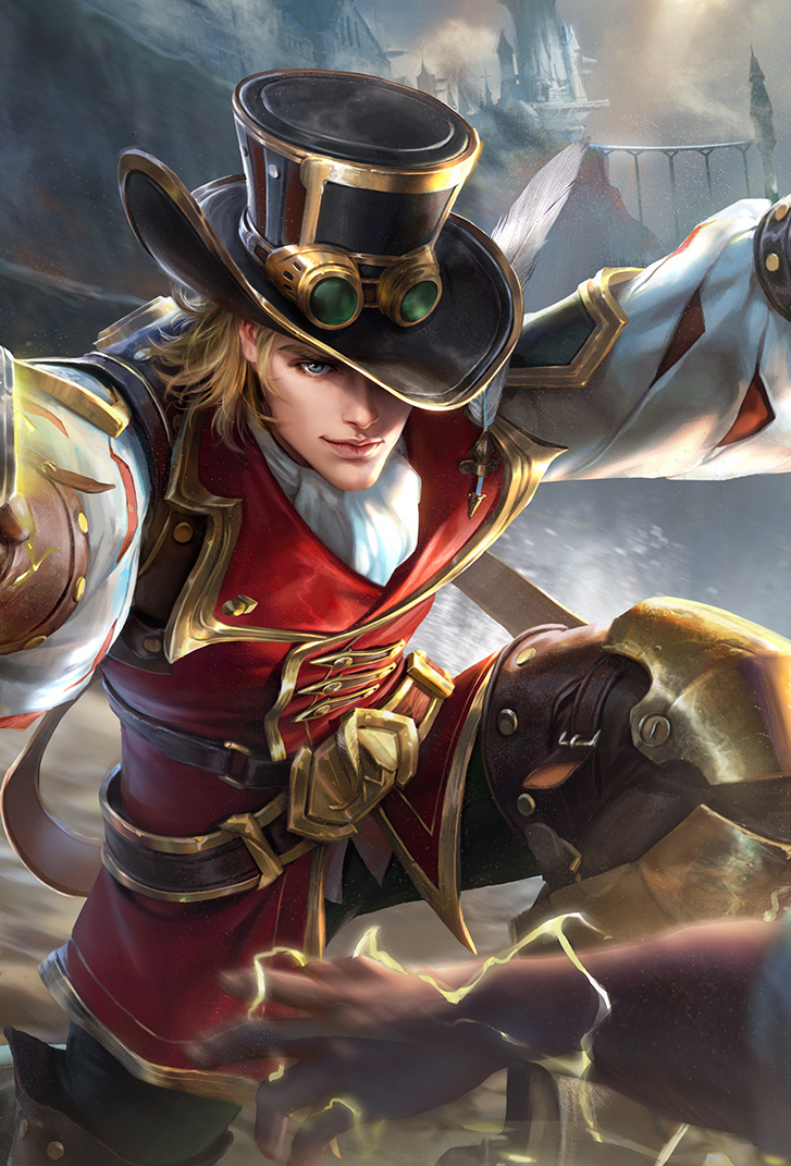 马可波罗王者荣耀皮肤远游之枪高清无水印手机壁纸