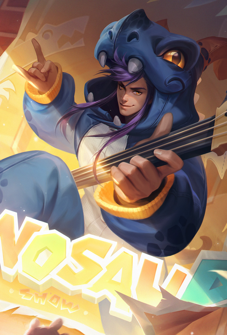 高渐离王者荣耀皮肤玩趣恶龙高清无水印手机壁纸