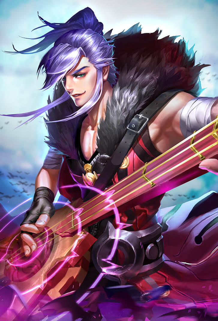 高渐离王者荣耀皮肤金属狂潮高清无水印手机壁纸