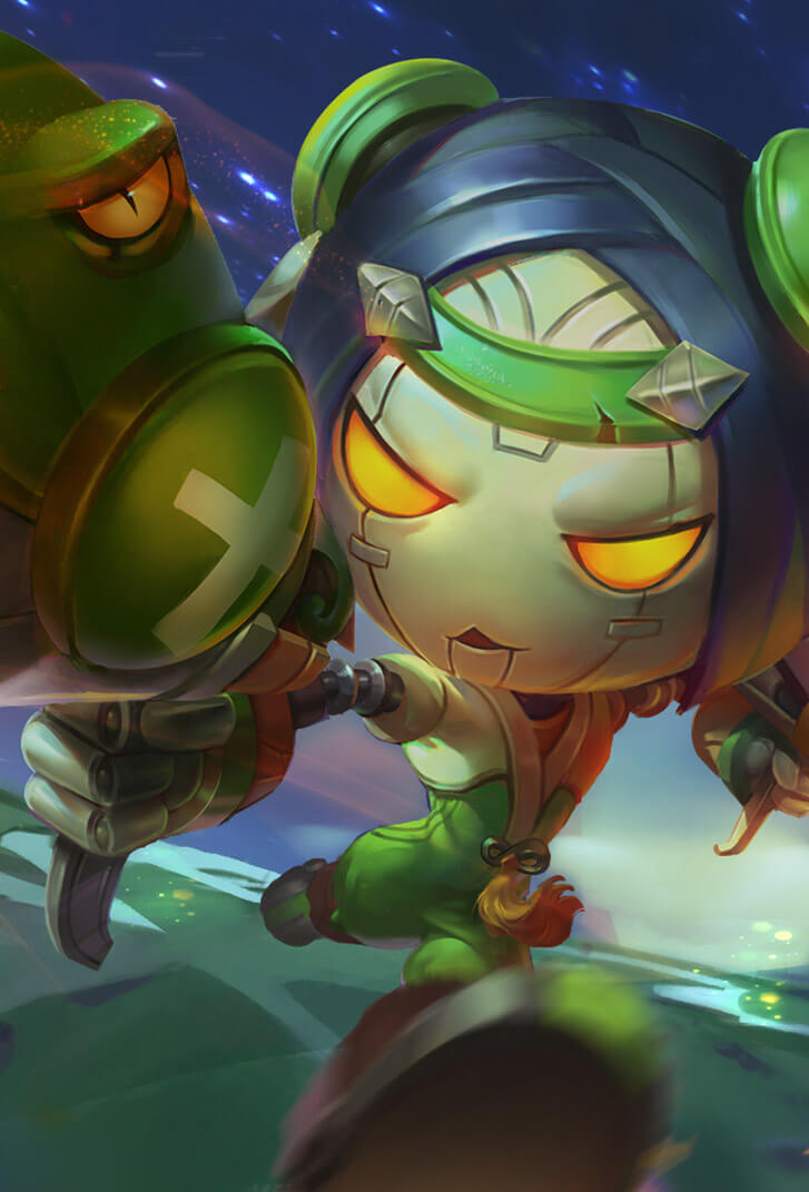 鲁班七号王者荣耀皮肤木偶奇遇记高清无水印手机壁纸