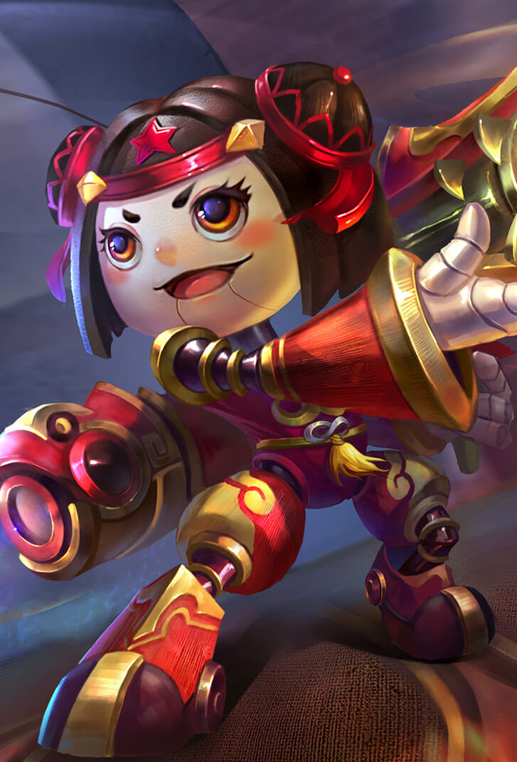 鲁班七号王者荣耀皮肤福禄兄弟高清无水印手机壁纸