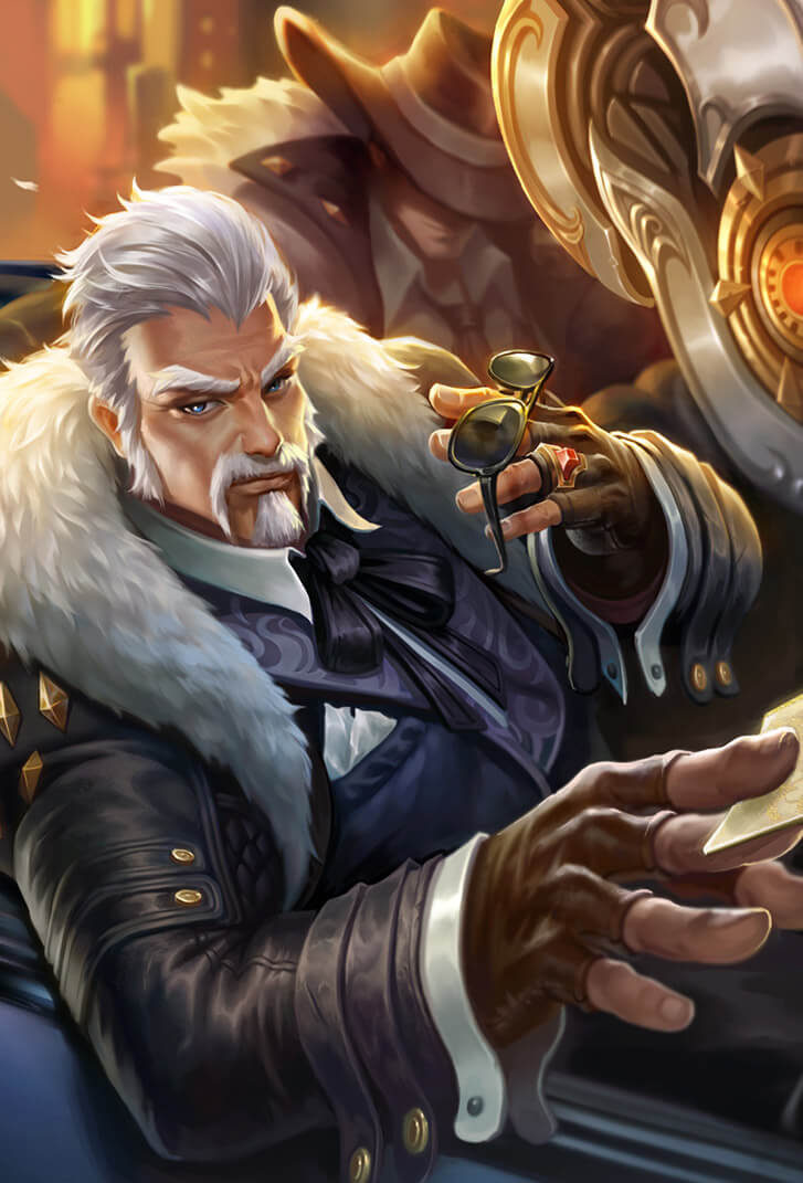 黄忠王者荣耀皮肤芝加哥教父高清无水印手机壁纸