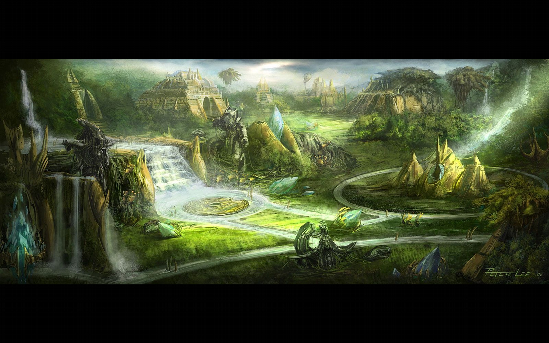 星际之门高清墙纸时空隧道1920x1200