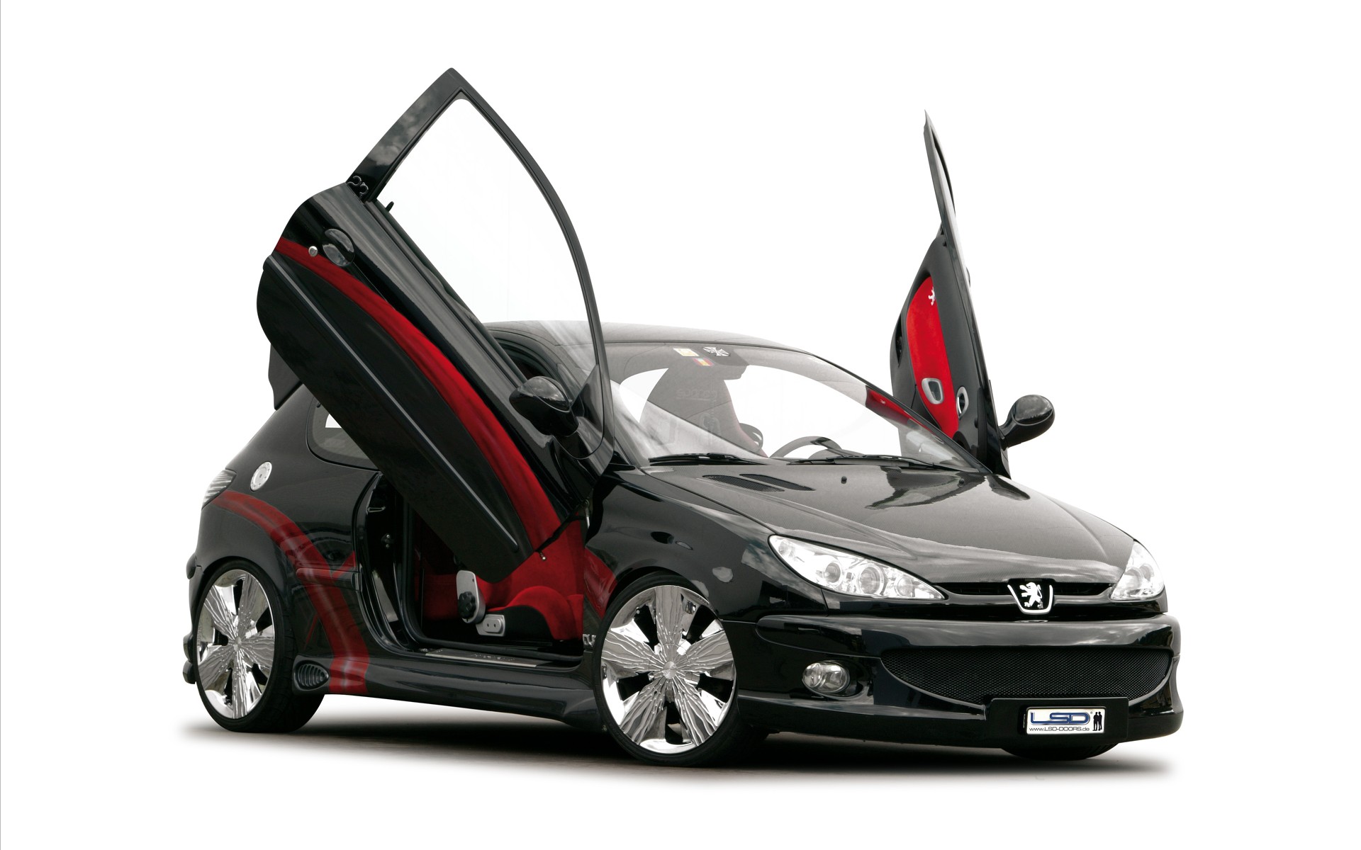 最新高清汽车壁纸夜幕下的车灯秀1920x1200