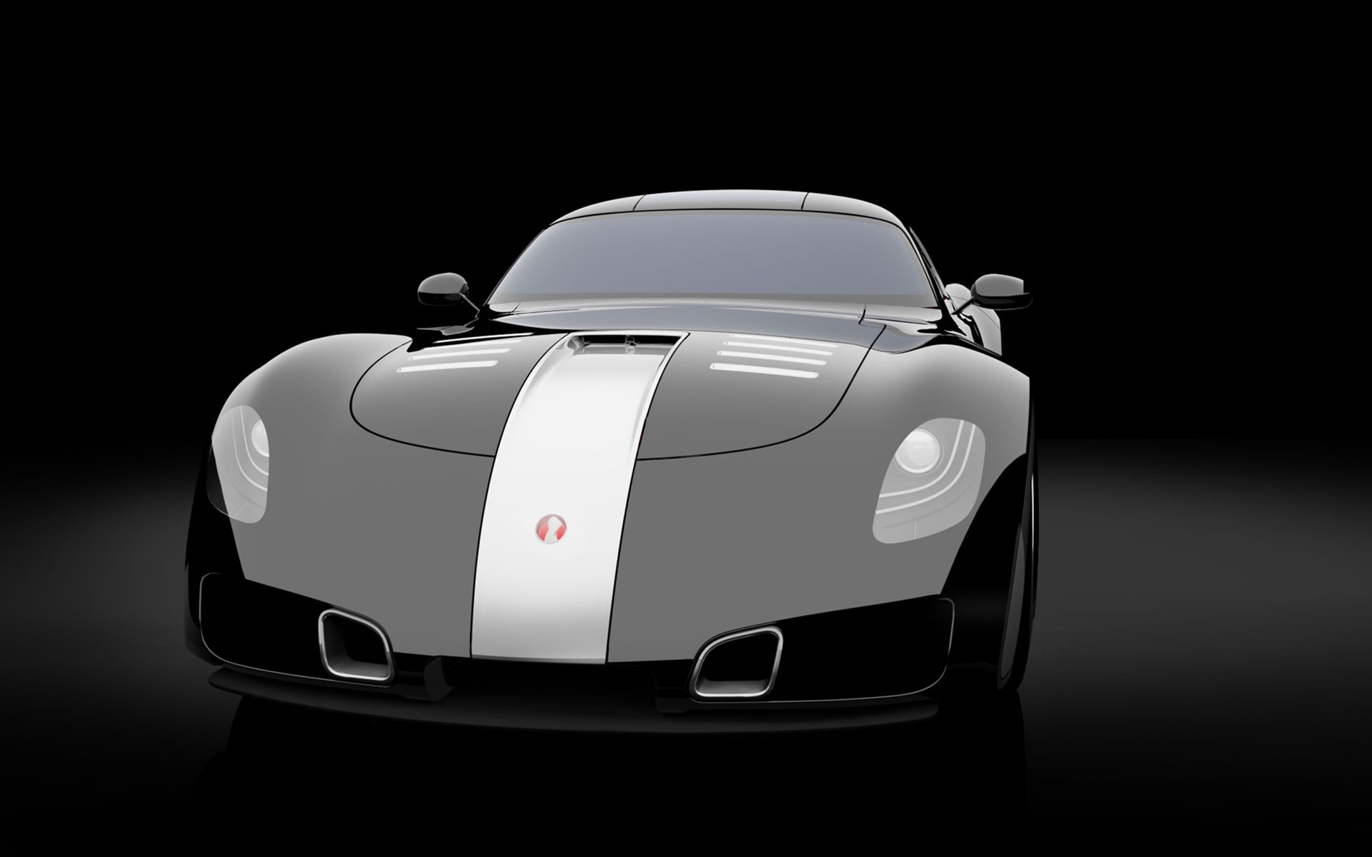 最新高清汽车壁纸雾中行车神秘感1920x1200