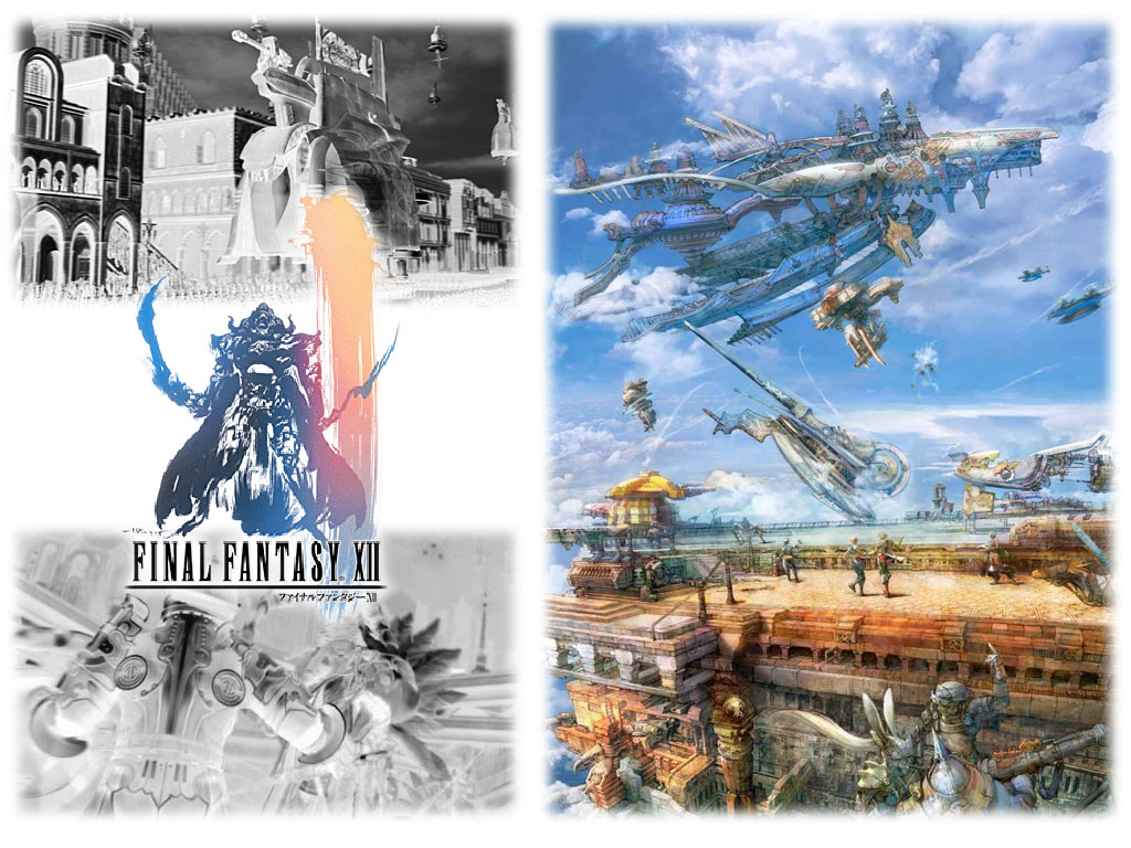 最终幻想XII莫古利与维埃拉壁纸1024x781