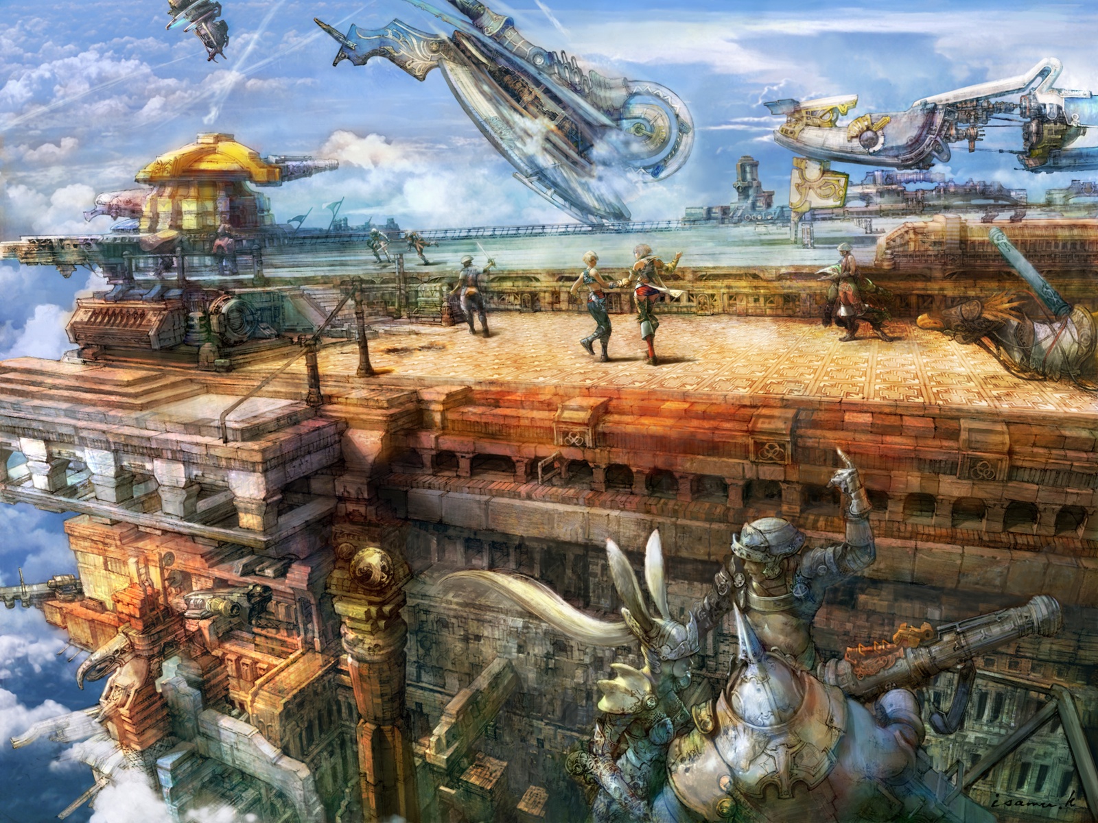 最终幻想高清壁纸华丽角色设计1600x1200