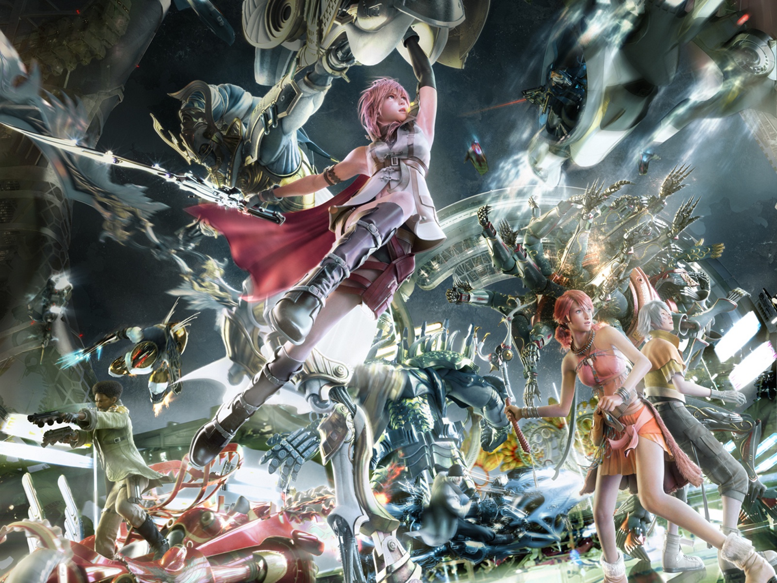 最终幻想高清壁纸英勇战斗姿态1600x1200