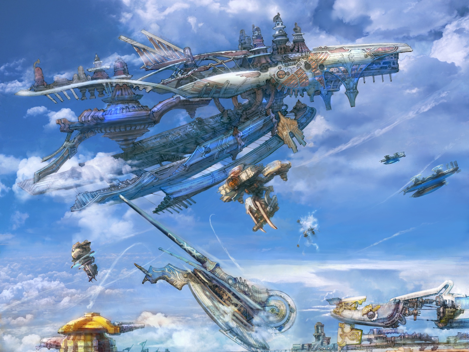 最终幻想高清壁纸战斗准备时刻1600x1200