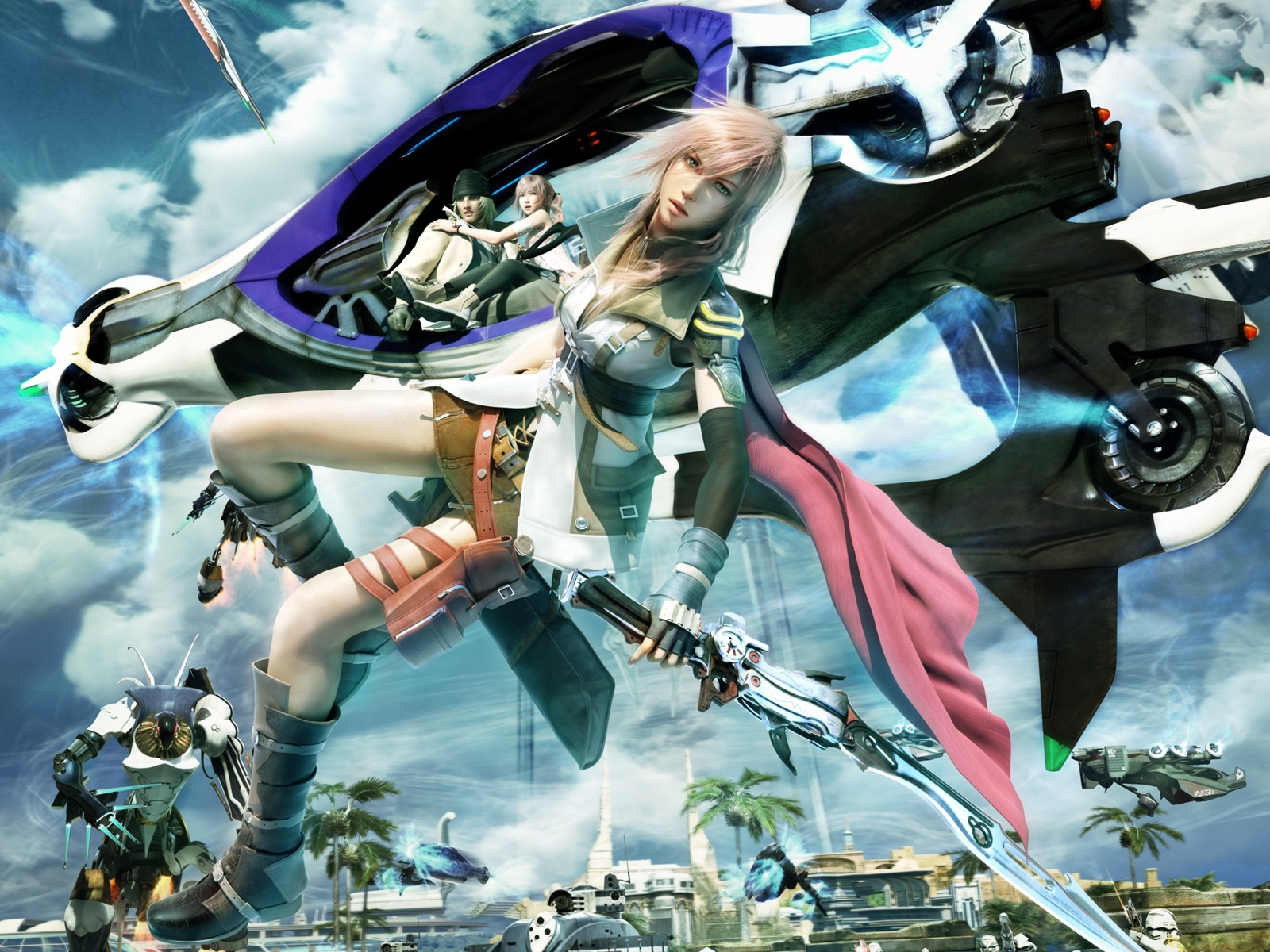 最终幻想高清壁纸胜利喜悦瞬间1600x1200