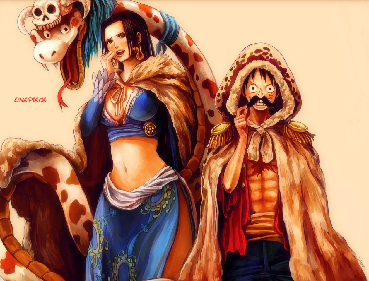 海贼王壁纸高清全员集结高燃瞬间1260x960