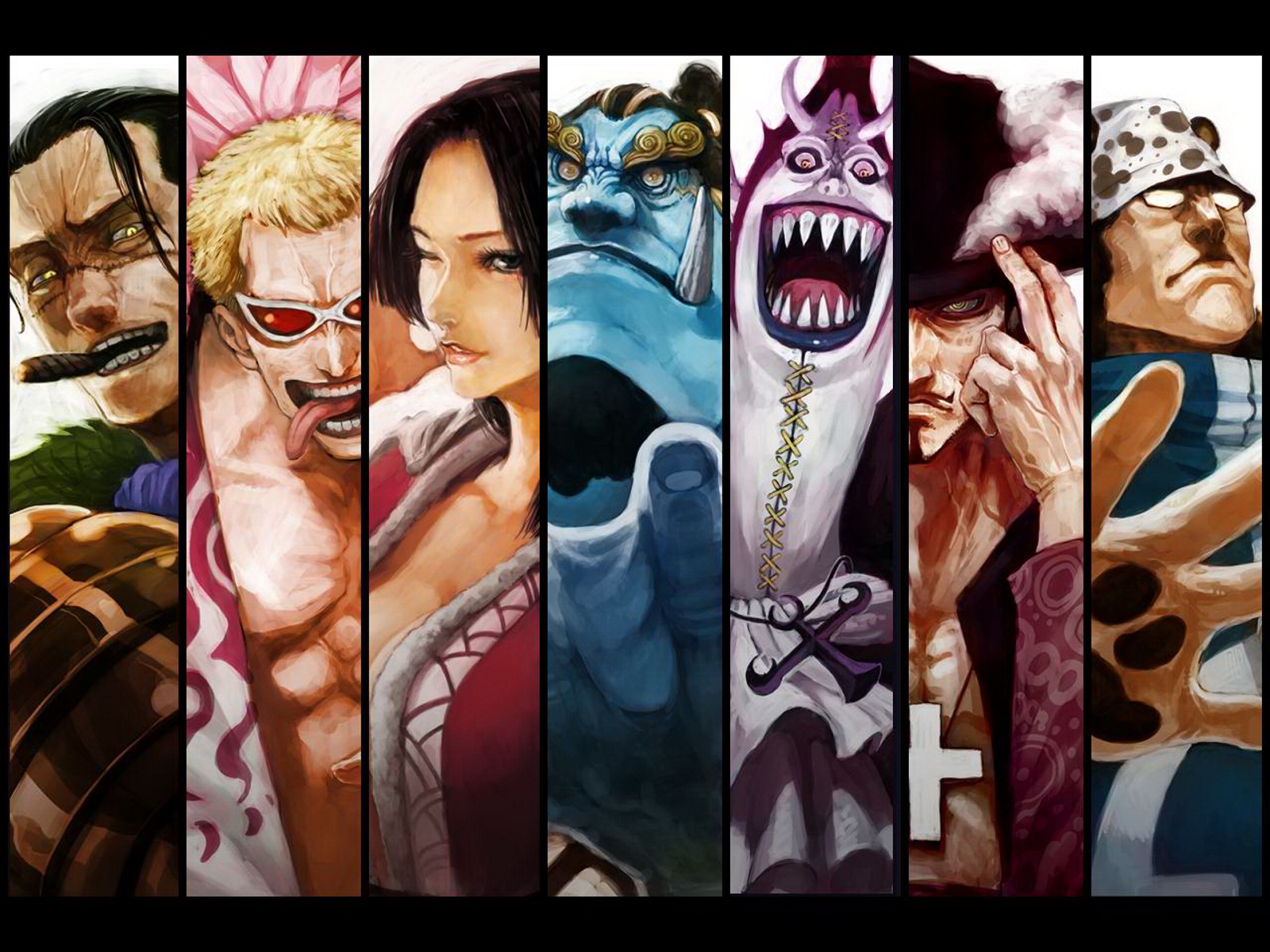 高清壁纸海贼王剑豪对决电光火石1600x1200