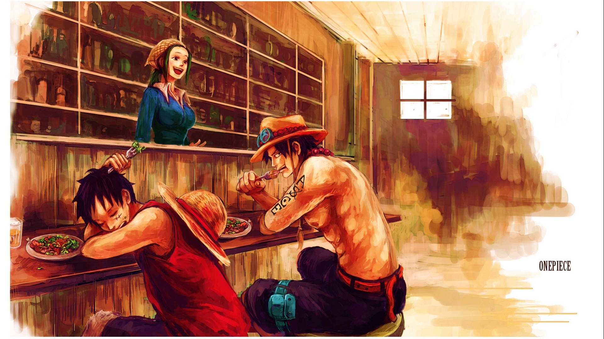 海贼王壁纸高清悬赏令风格炫酷1920x1080