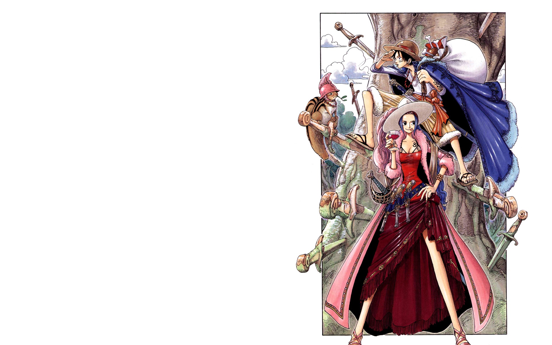 海贼王壁纸高清星空之下誓言永恒1920x1200