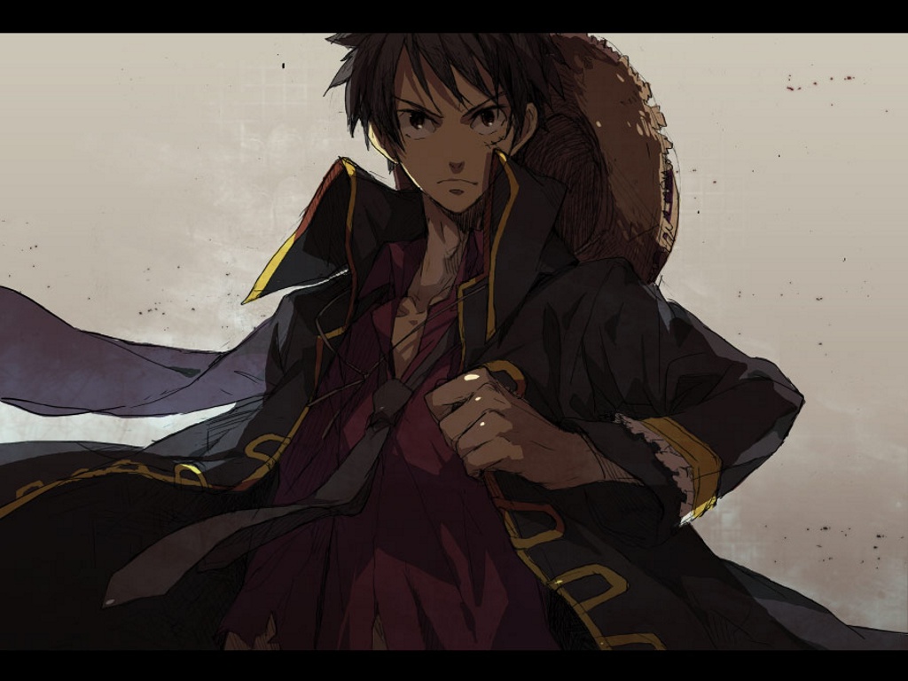 海贼王壁纸高清黑暗与希望交织1024x768