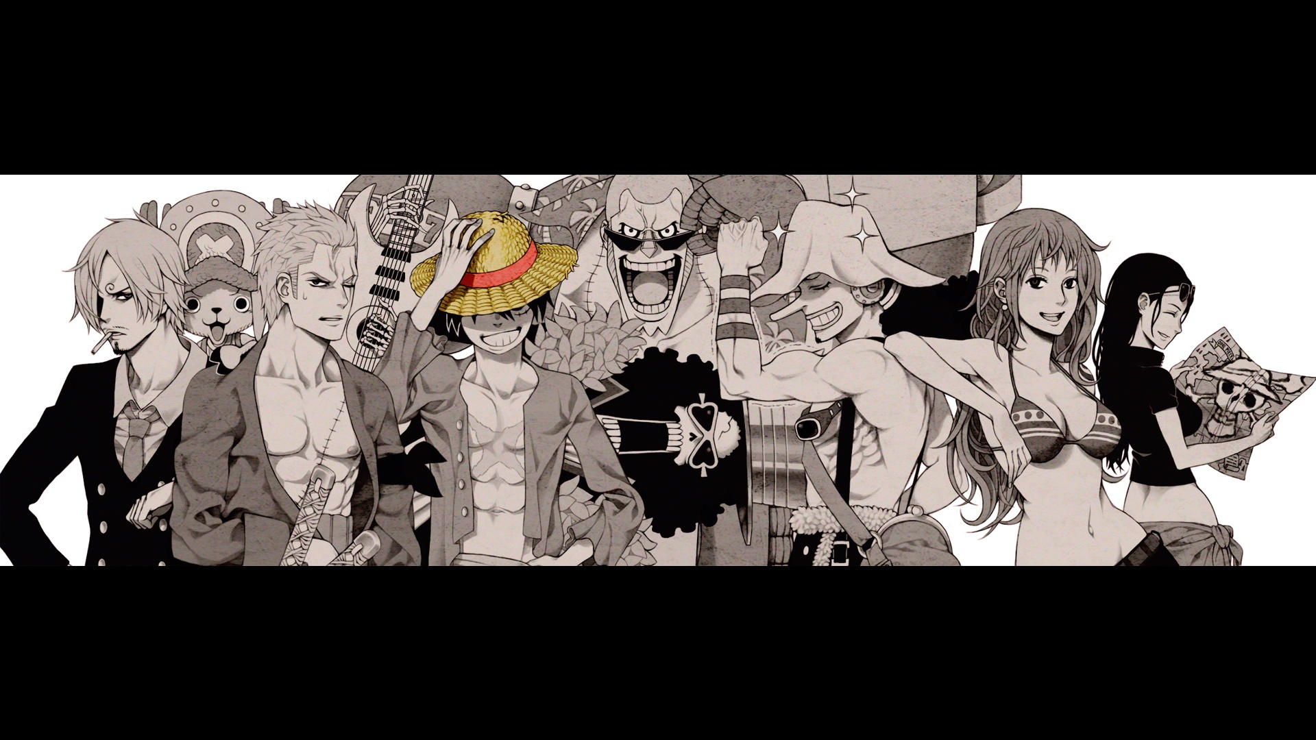 海贼王高清壁纸强者世界无畏挑战1920x1080