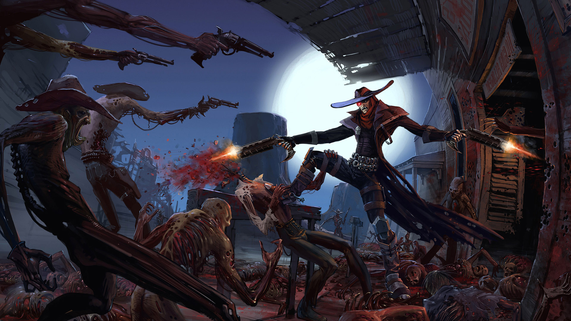 高清怪兽壁纸暗黑幻想风格强烈1920x1080