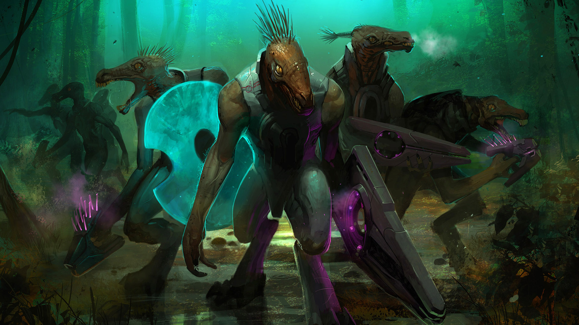 怪兽超酷壁纸变异进化恐怖美学1920x1080