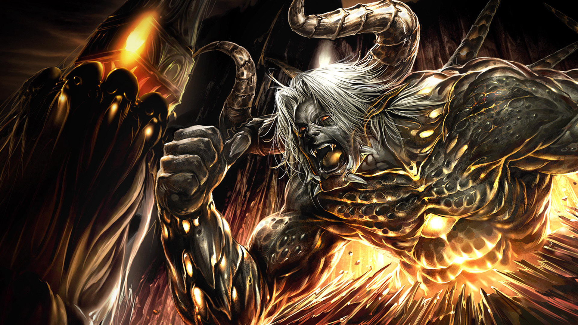 超酷游戏壁纸怪兽鳞甲细节高清1920x1080