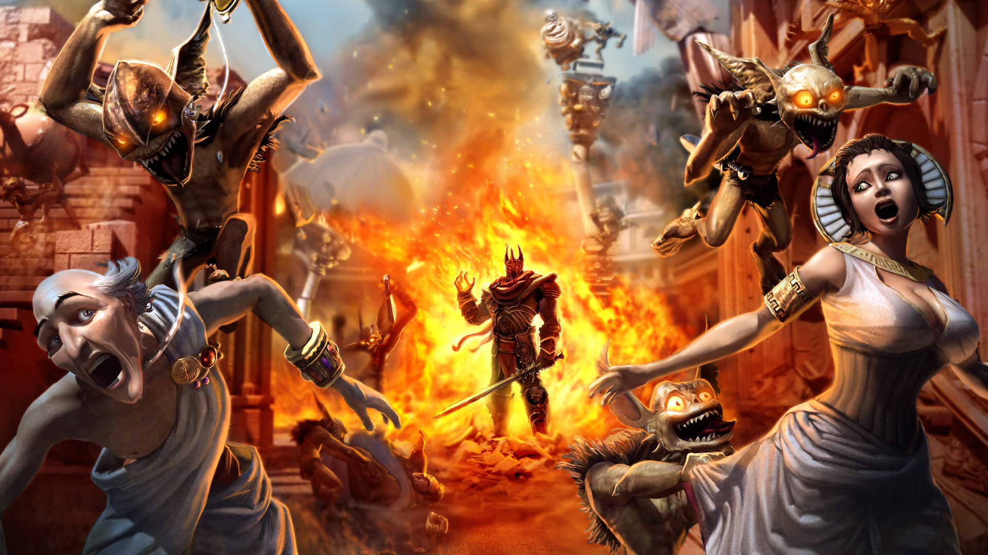 高清壁纸游戏怪兽科幻恐怖融合1920x1080