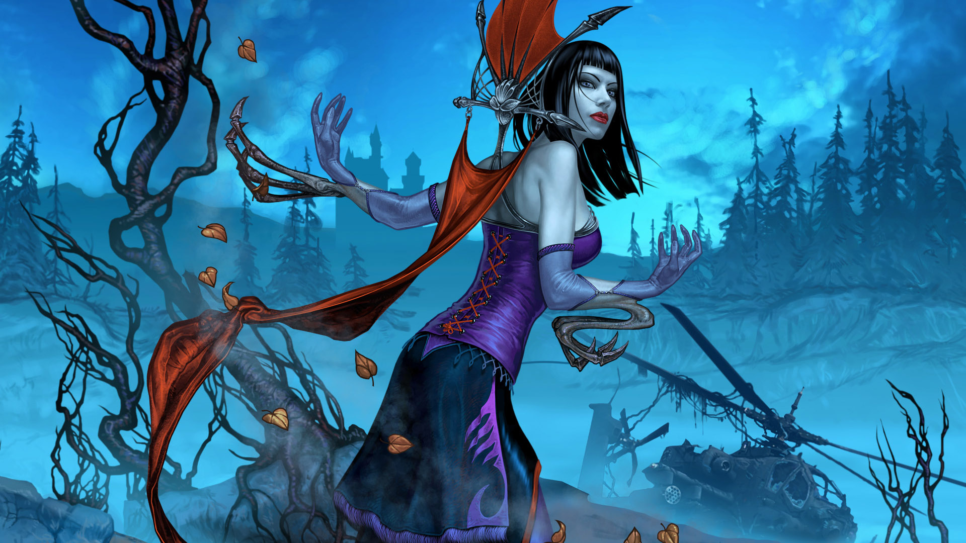 游戏美女惊艳全场的高清壁纸1920x1080